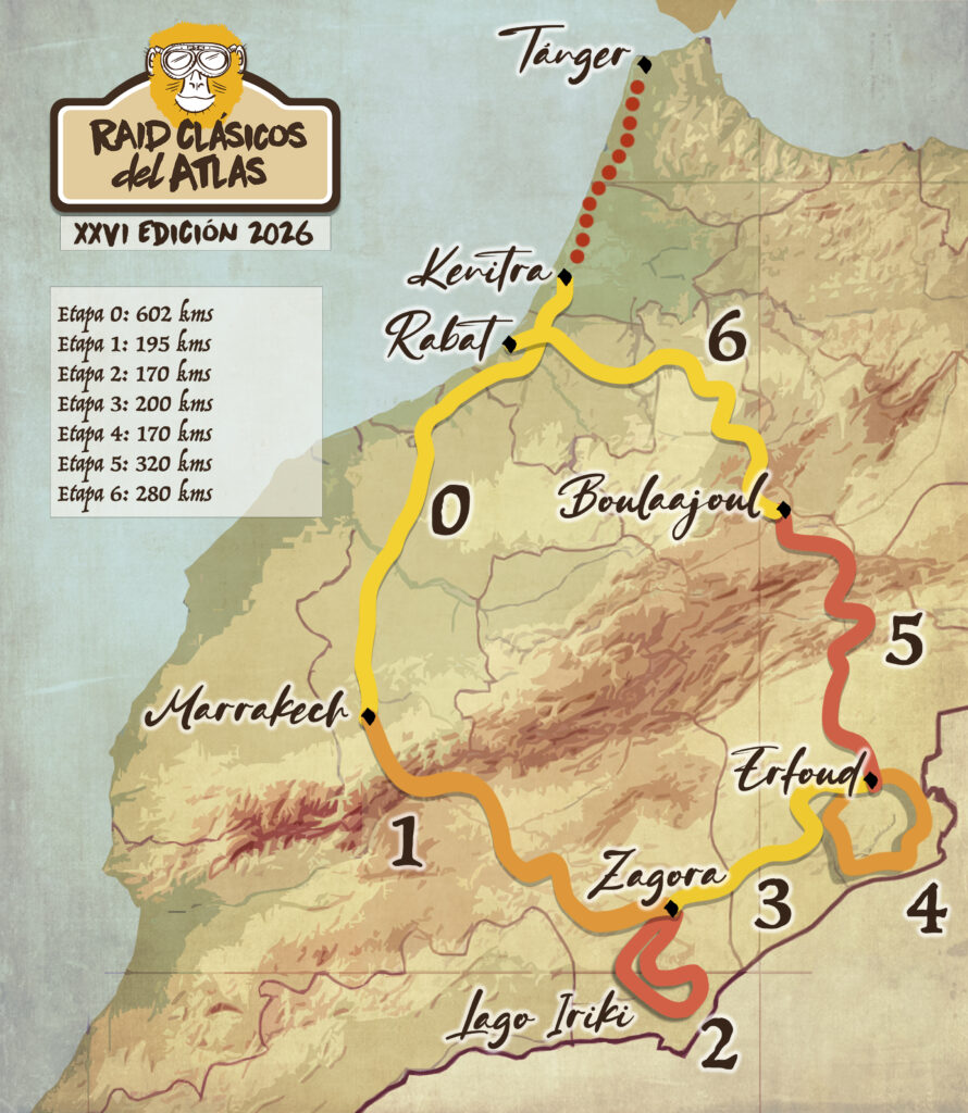 26 Edici N Raid Cl Sicos Del Atlas Mapa 26 RCDA 2026 Tres 890x1024 