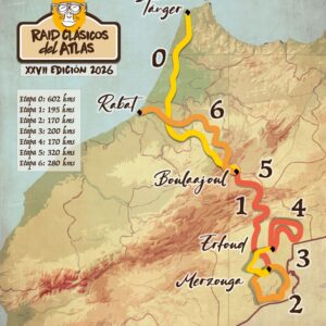 Recorrido 27 Raid Clásicos del Atlas